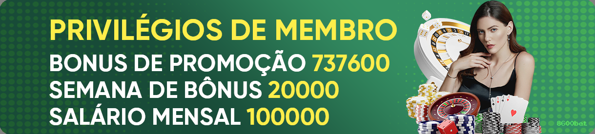 Bônus e prêmios 8600bet